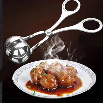 Stainless Steel Meatball Maker Tool – Easy Round Ball Shaper