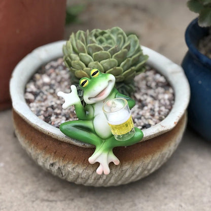 Tipsy Frogs Pot Hanger Set (3pcs)
