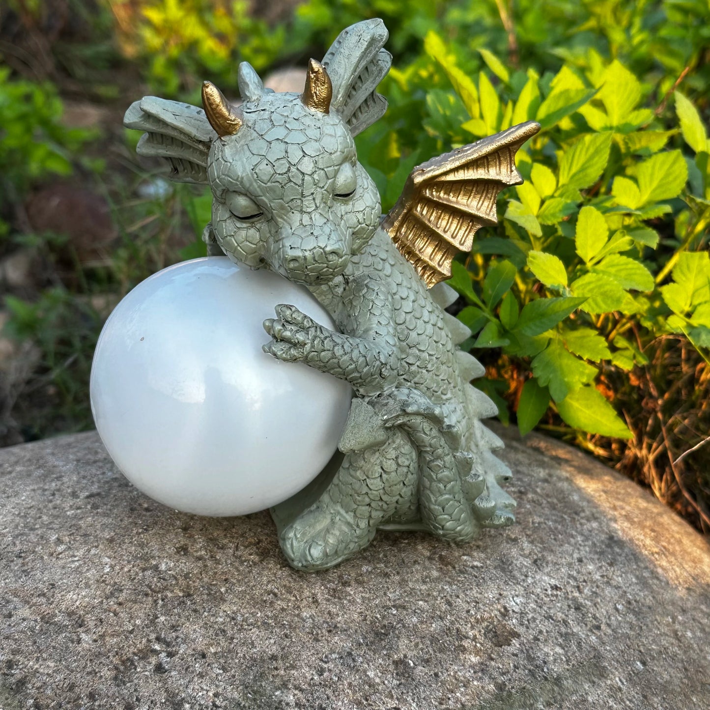 Moon Guardian Solar Dragon Statue