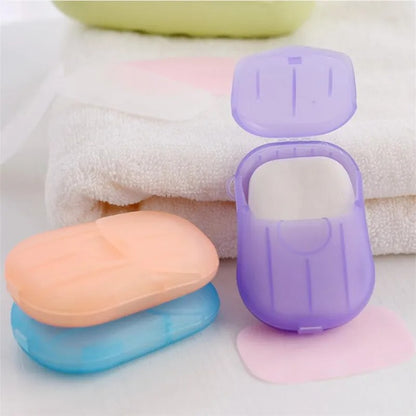 5 Boxes Portable Soap Paper Sheets (100pcs)