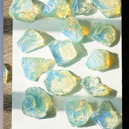 3-Piece Natural Raw Opalite Crystal Set
