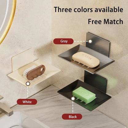No-Drill Bathroom Soap Holder