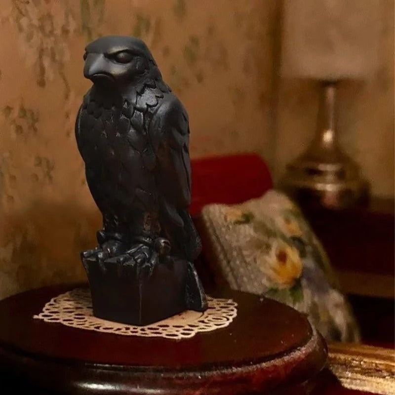Black Falcon Statue