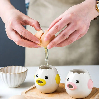 Cute Ceramic Egg White Separator - 2pcs