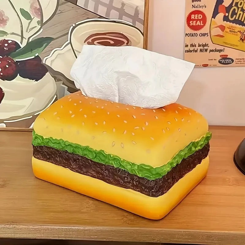 Burger Tissue Box Holder