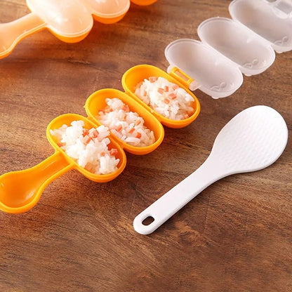 2Pcs Baby Rice Ball Mold Set