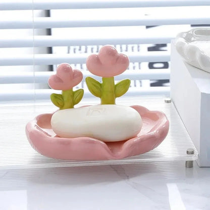 Creative Flower Soap Holder - 2 pcs
