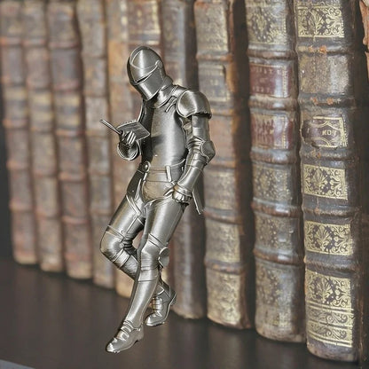 Reading Knight Figurine