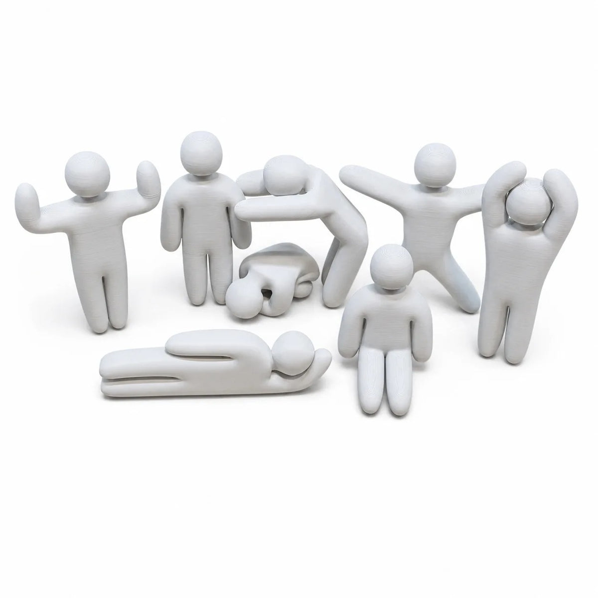 18-Piece Poseable Figure Set