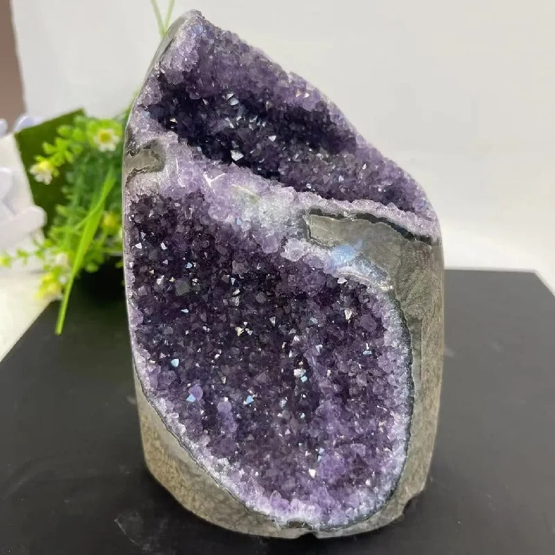 Natural Amethyst Crystal Cluster