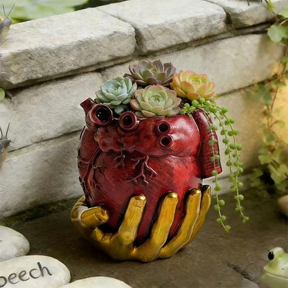 Heart in Hand Succulent Planter