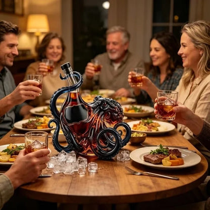 Octopus Glass Decanter