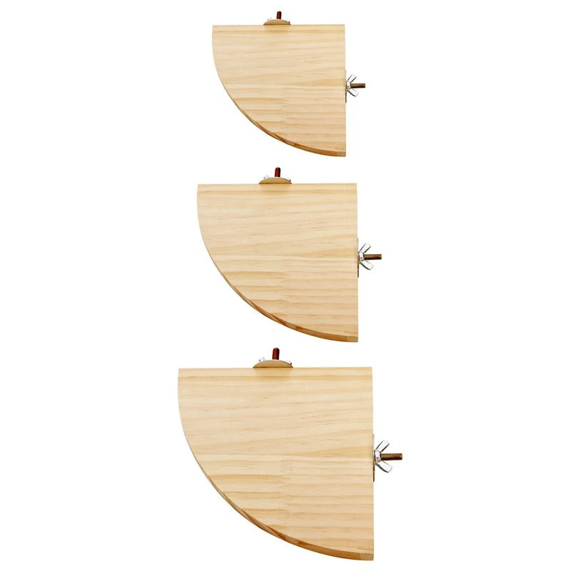 Wooden Bird Cage Perch Platform
