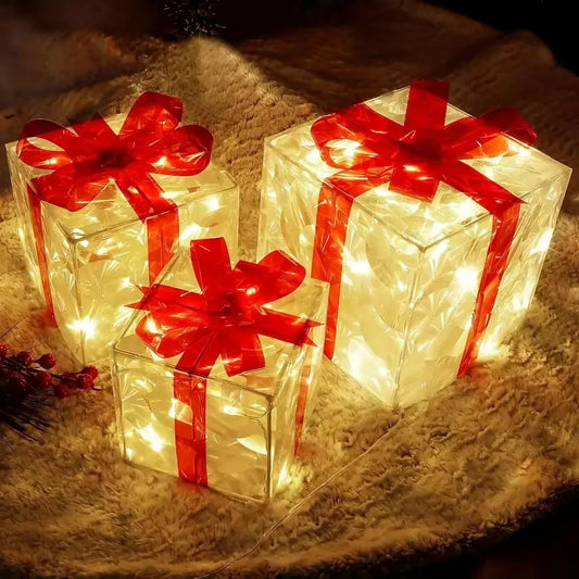 3-Piece Light-Up Gift Box Set