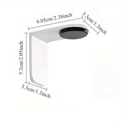 Magnetic Bathroom Cup with Wall Mount Holder (WHITE)