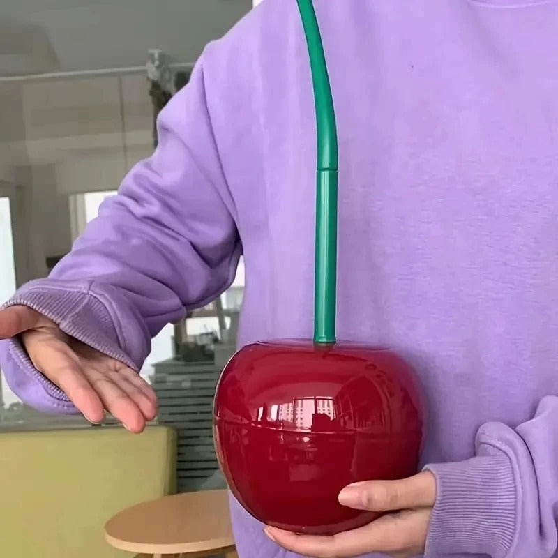 Cherry Toilet Brush & Holder