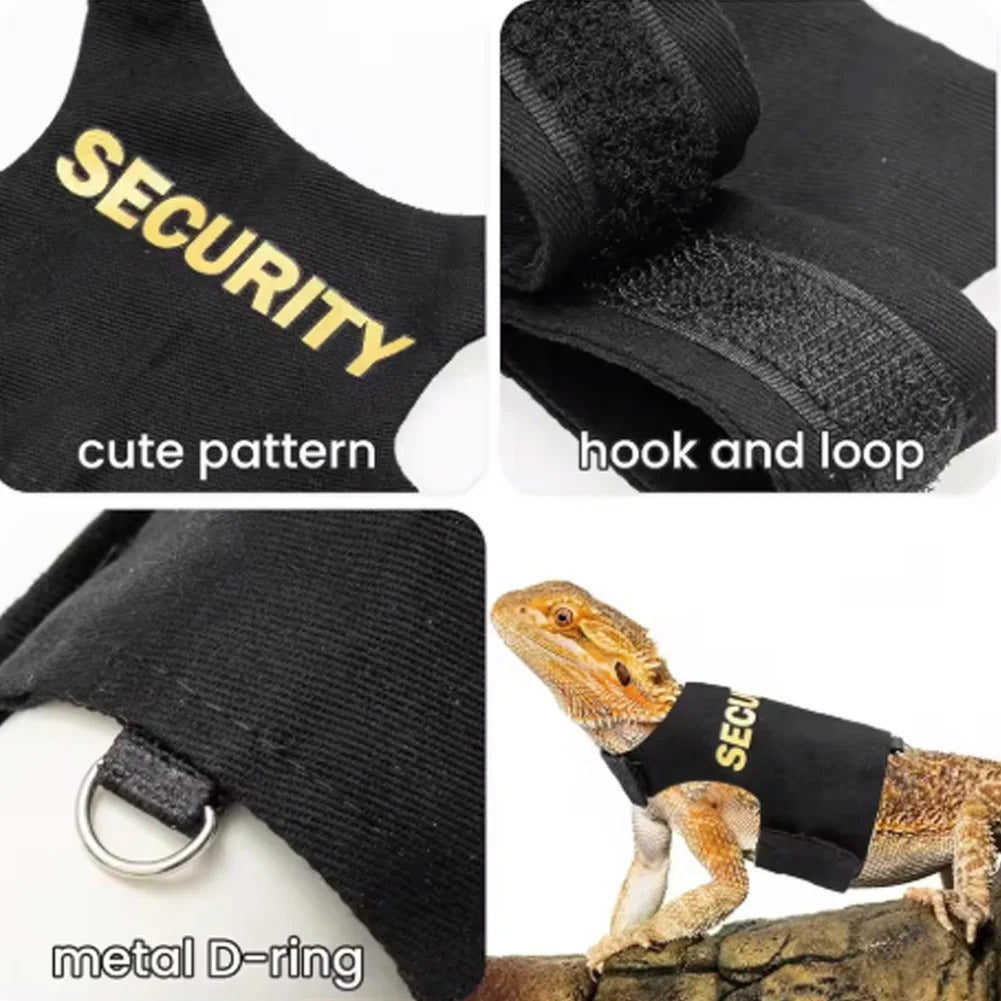 Security Reptile Harness & Leash - Both Shirts Included