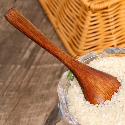 Long Wooden Spoons – 10pcs Set for Soup & Stirring