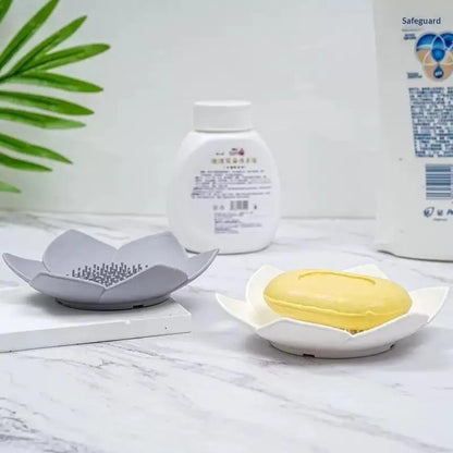 Lotus Design Soap Holder – 2pcs