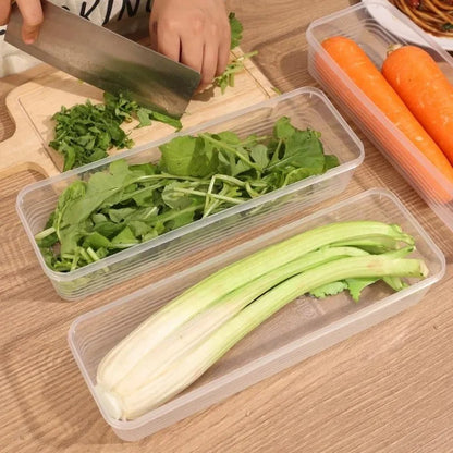 5pcs Fridge Organizer Boxes – Airtight Food Storage Containers with Lids
