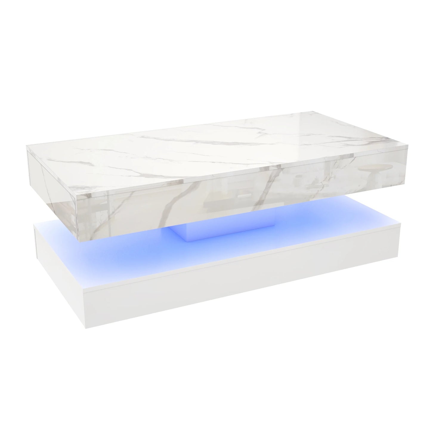 LED Coffee Table with Storage