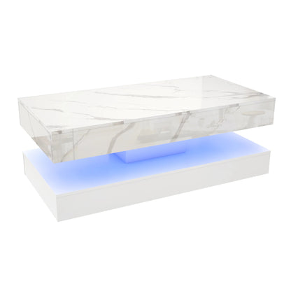 LED Coffee Table with Storage