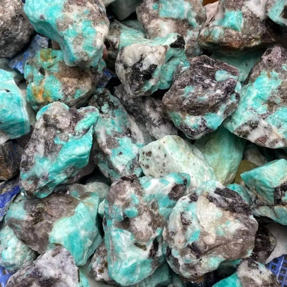 3-Piece Natural Amazonite Crystal Set