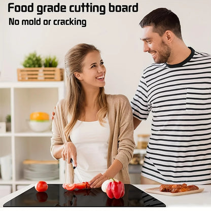 Pro-Grade Black Cutting Board