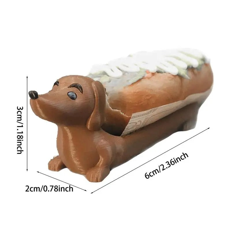 Puppy-Shaped Serving Tray – Dachshund Snack & Hot Dog Holder