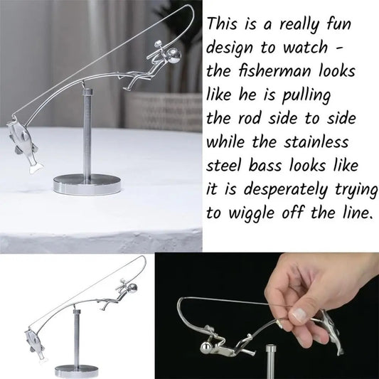 Fisherman Balancing Sculpture