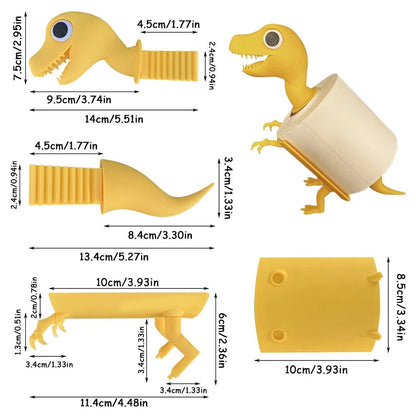 3D-Printed Dinosaur Toilet Paper Holder