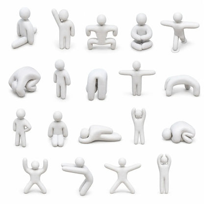 18-Piece Poseable Figure Set