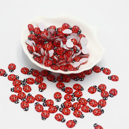50pcs Mini Ladybug - Self-Adhesive