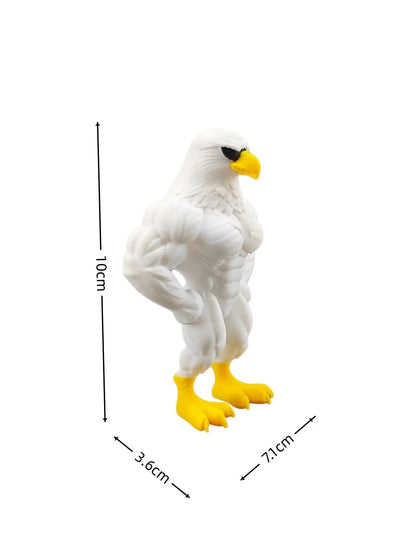 Muscle Eagle Figurine with Sunglasses