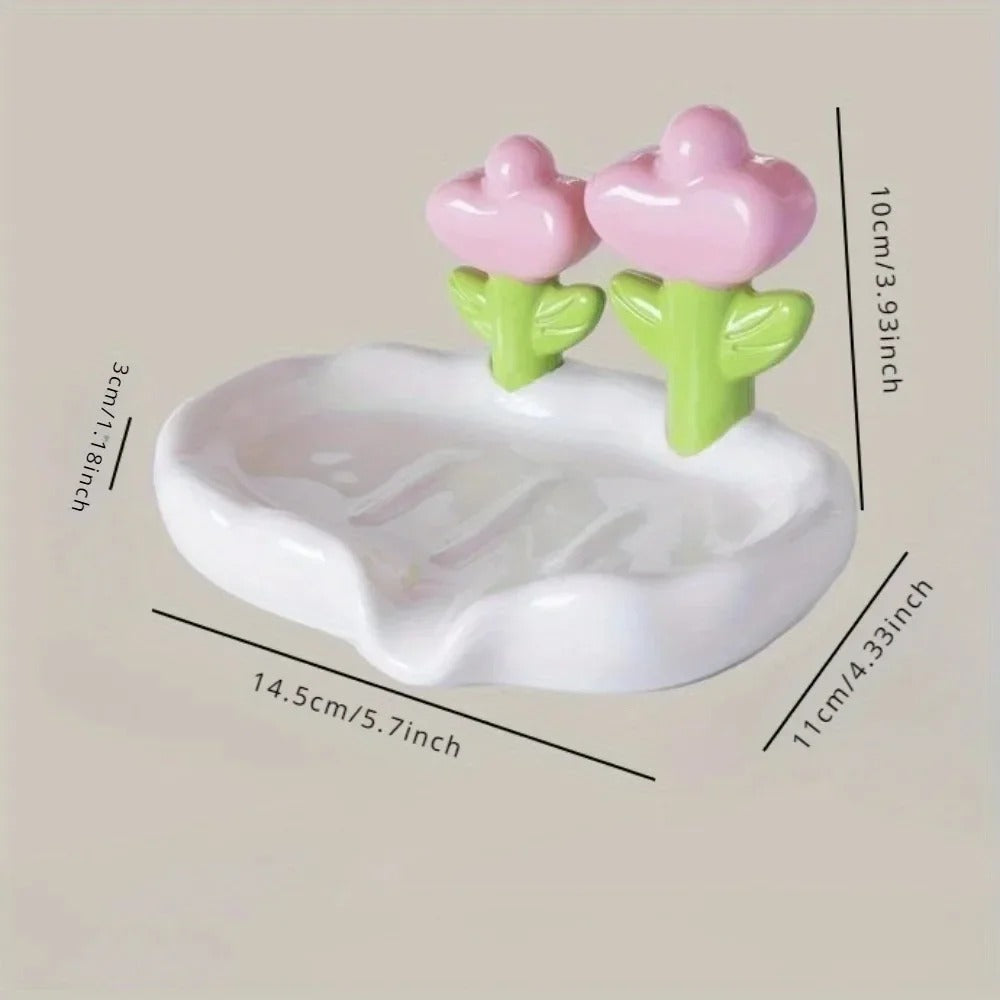 Creative Flower Soap Holder - 2 pcs