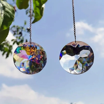 2pcs Crystal Sun Catchers – Hanging Prism Rainbow Makers for Windows