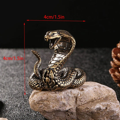 Guardian Cobra Bronze Figurine