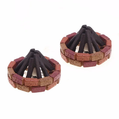 Handmade Mini LED Campfire Ornament
