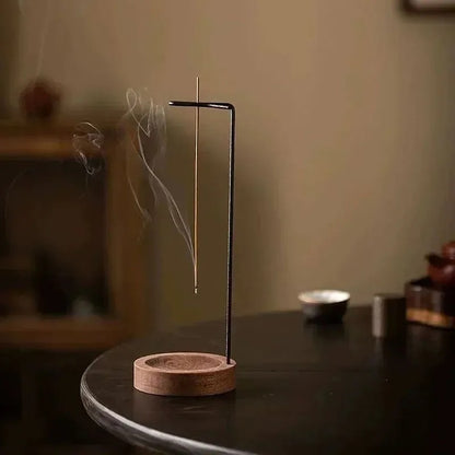 Floating Incense Burner with Wooden Tray