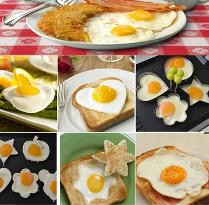 Stainless Steel Egg & Pancake Ring (5Pieces)