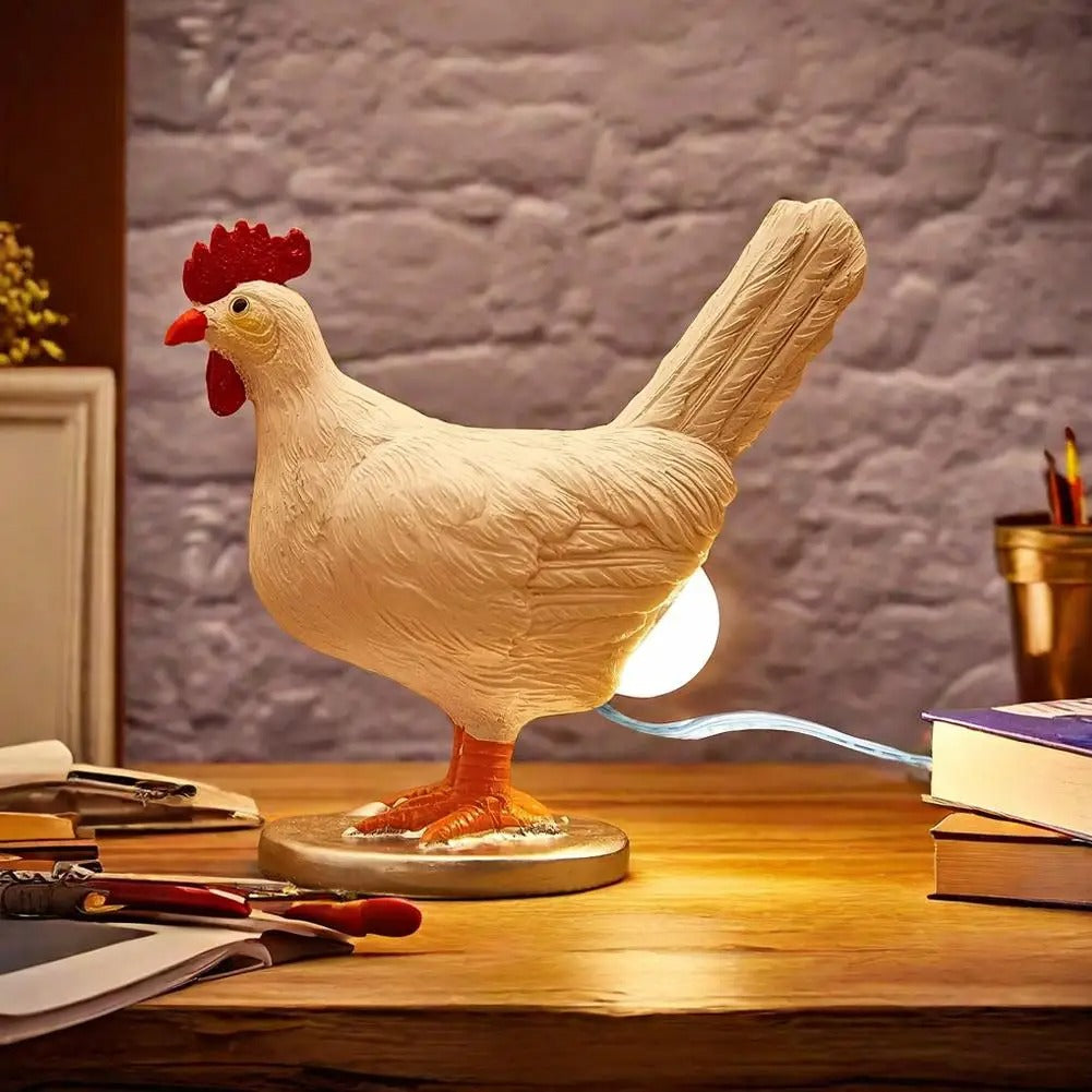 Funny Laying Hen LED Night Light