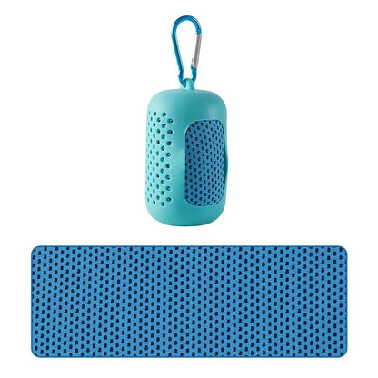 Cooling Towel with Portable Case and Carabiner – Quick-Dry, Super Absorbent