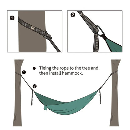 Heavy-Duty Hammock Straps (2 Pack) – 600lb Strength Adjustable Tree Straps
