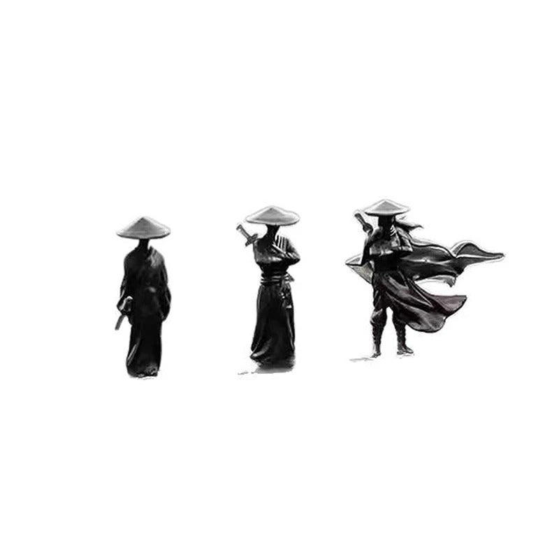 6-Piece Mini Swordsman Figurine Set