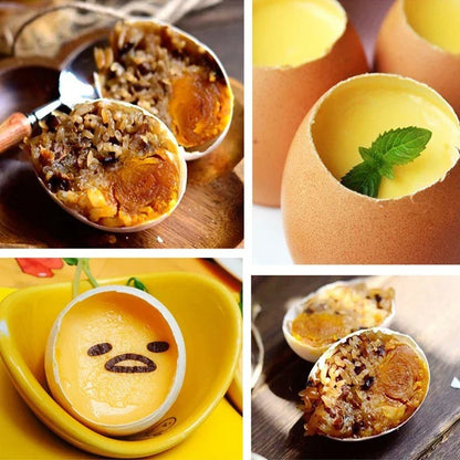 Stainless Steel Egg Topper Cutter – Precise Shell Remover for Boiled & Raw Eggs