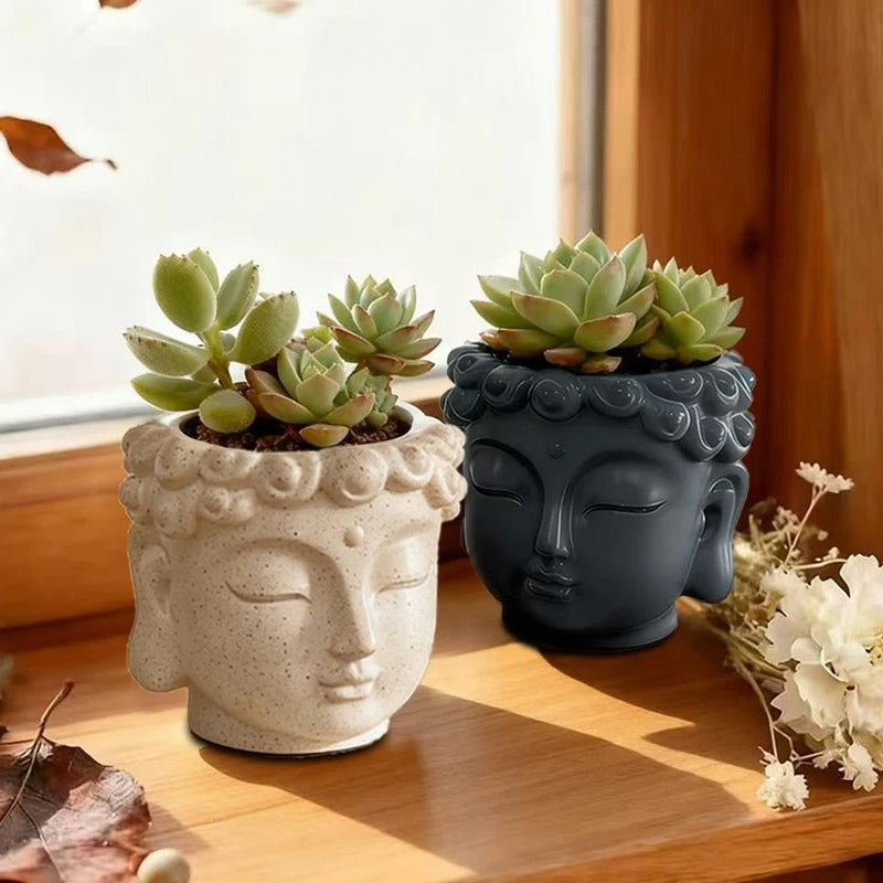 Peaceful Buddha Planter Pot - 1pc