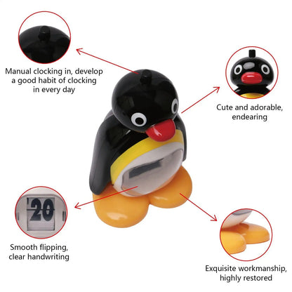 Cute Penguin Perpetual Desk Calendar