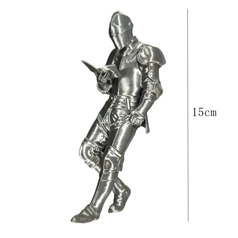 Reading Knight Figurine