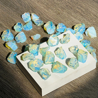 3-Piece Natural Raw Opalite Crystal Set