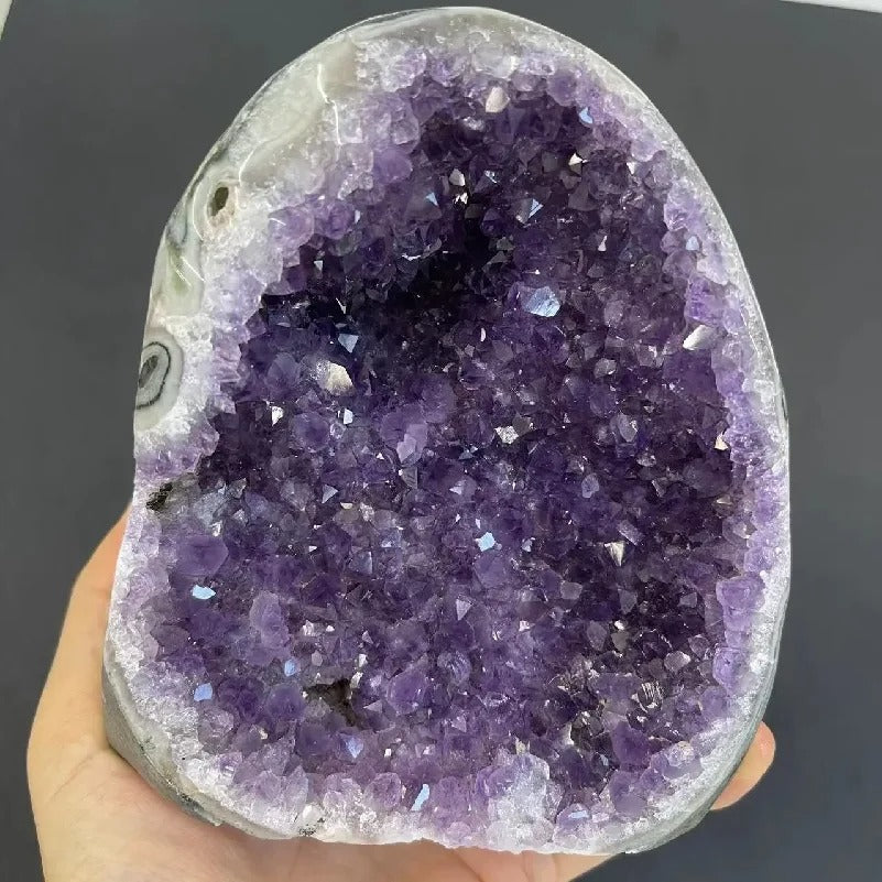 Natural Amethyst Crystal Cluster